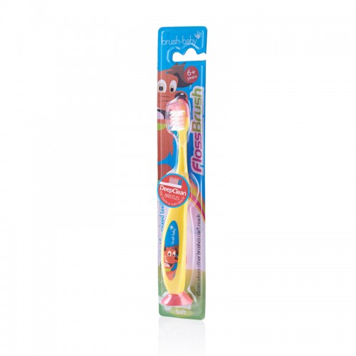 Brush-Baby New FlossBrush 6+ years (Purple/ Pink/ Blue/ Yellow) Brush-Baby New FlossBrush 6+ years (Purple/ Pink/ Blue/ Yellow)